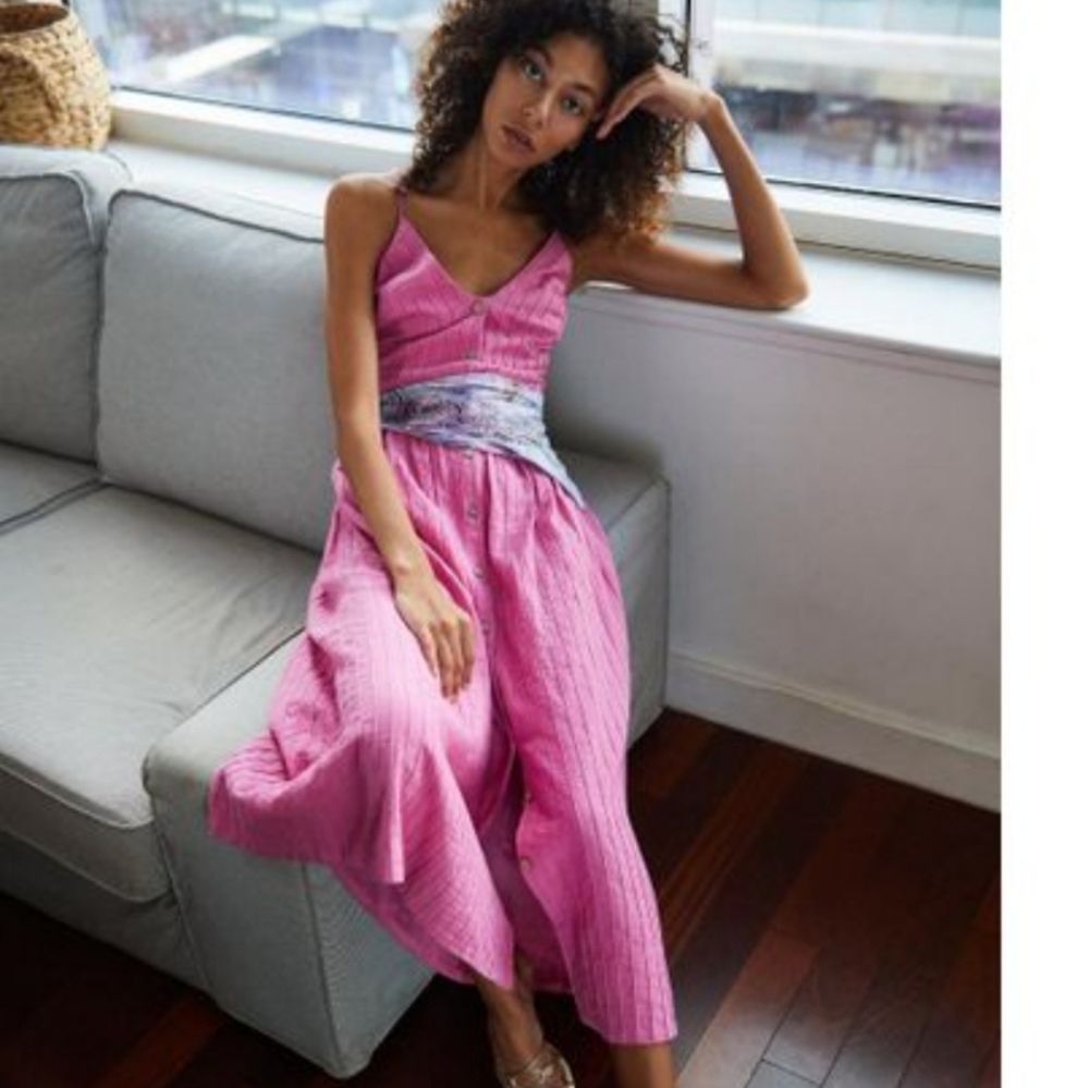 Free people Bon Bon Midi Dress NWT